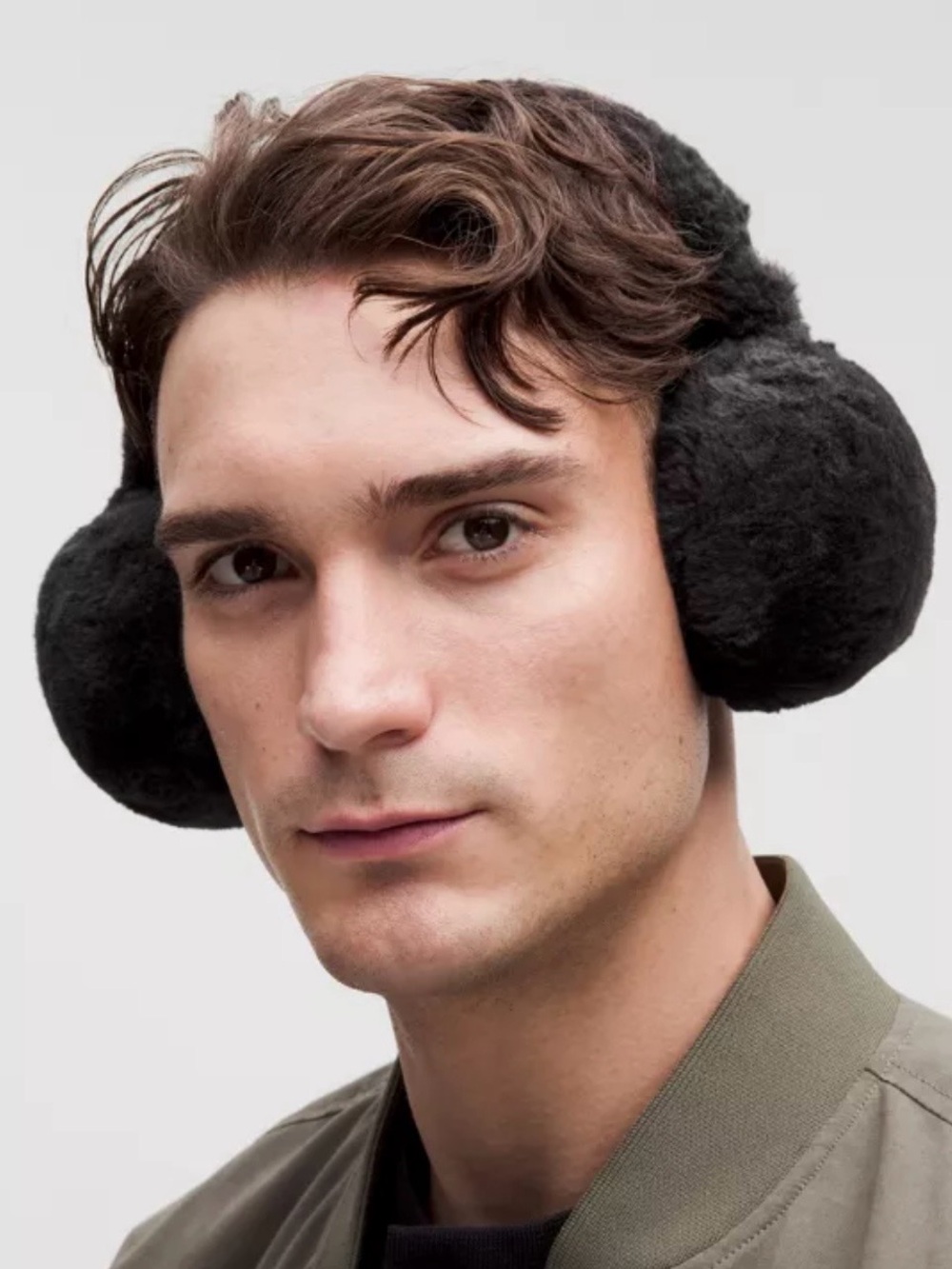 lululemon athletica plush fleece ear muffs black